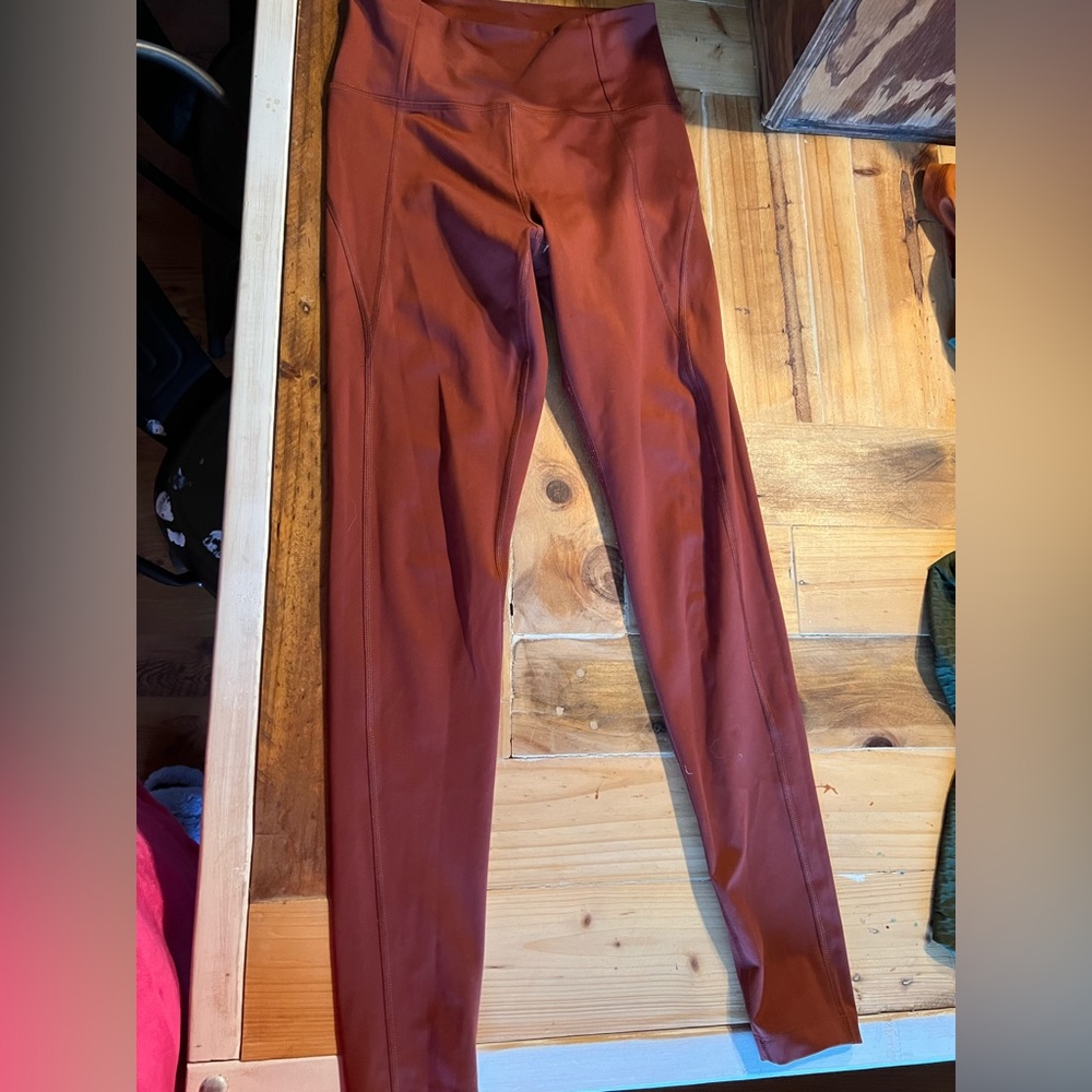 GIRLFRIEND COLLECTIVE RUST TIGHTS S